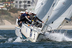 57th Congressional Cup, Semi Finals, Day Four. Belmont Pier, Long Beach, CA. 22nd April 2022.